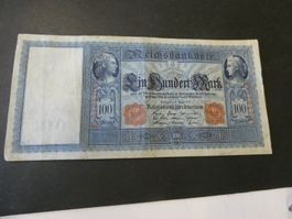 Dt. Reich 1910, 100 Mark - sog. Flottenhunderter