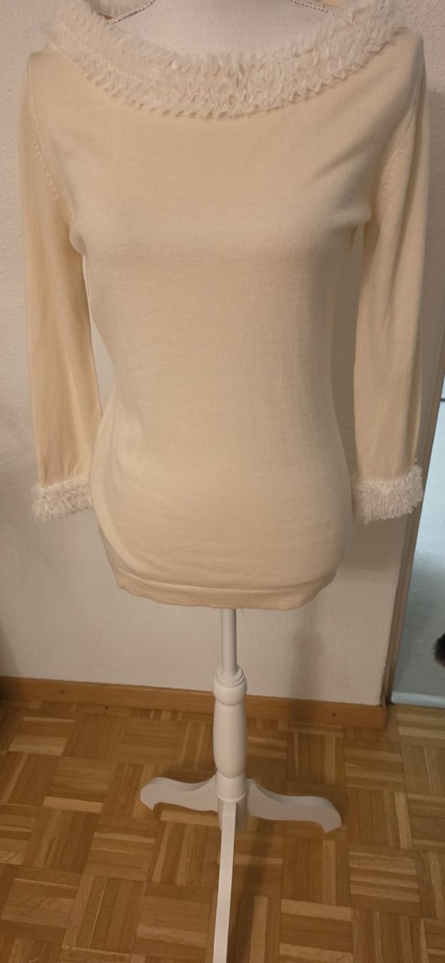 Pullover & Sweatshirts: Pullover zweihundert Seide Kaschmir Grösse M beige  – Neu (gemäss Beschreibung) aus St. Gallen von mania03