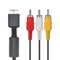 TV AV Video Kabel Sony PlayStation 1 2 3 PS1 PSX PS1 PS2 PS3