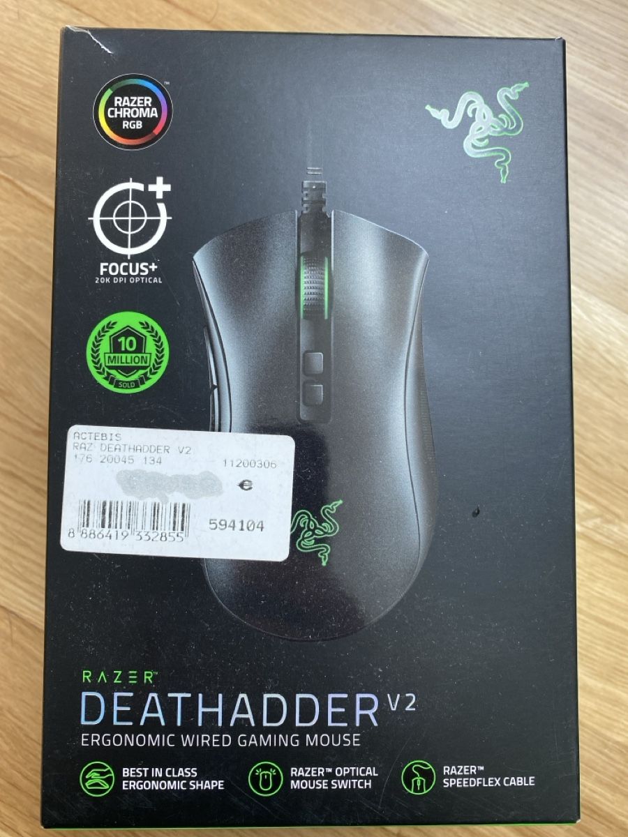 Razer Souris: Razer DeathAdder V2 Gaming Maus – Neuf (Voir description) à Zürich par adr_c5lp 3