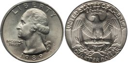 US-Quarter 1989 D