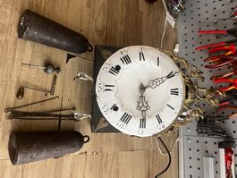 Französische Comtoise Uhr Morbier Uhr ca. 1825-1845