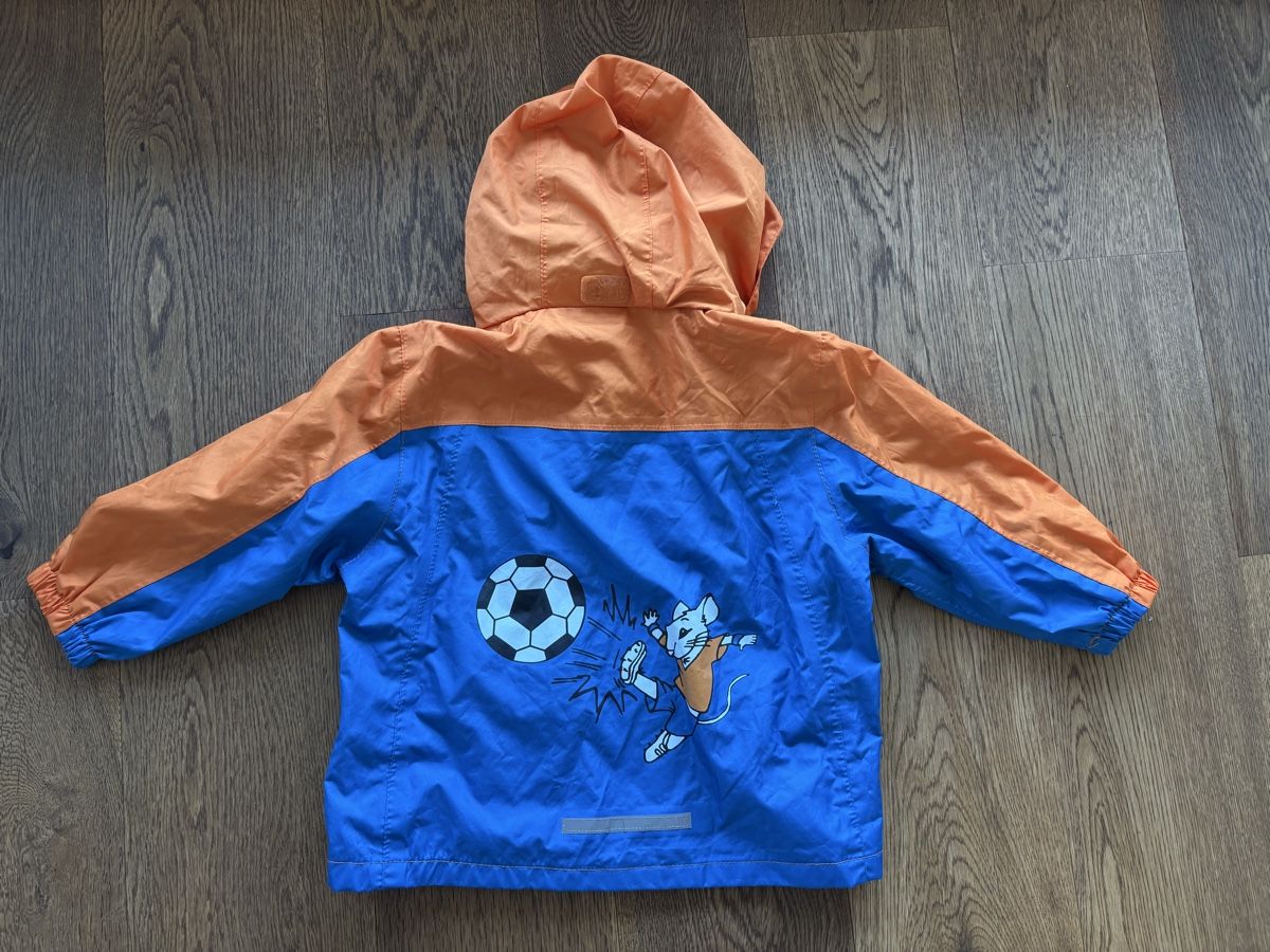 Giacche & Cappotti: Regenjacke blau orange Grösse 86 – Usato da Horgen venduto da Rafnaf 1