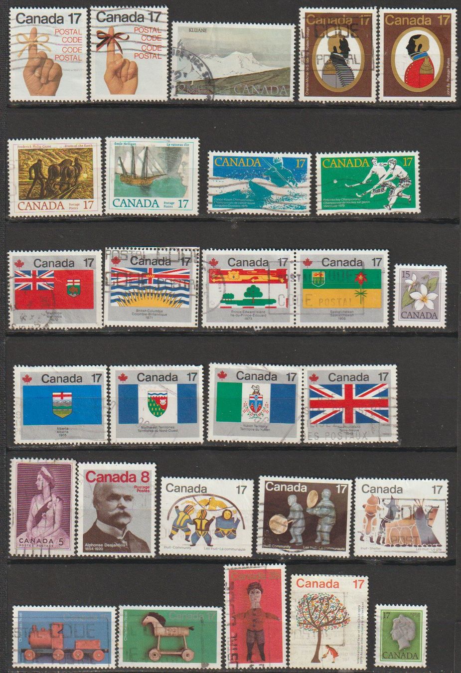 Tutti i francobolli: Canada lot divers thèmes – Usato da Crans-Montana venduto da kira56