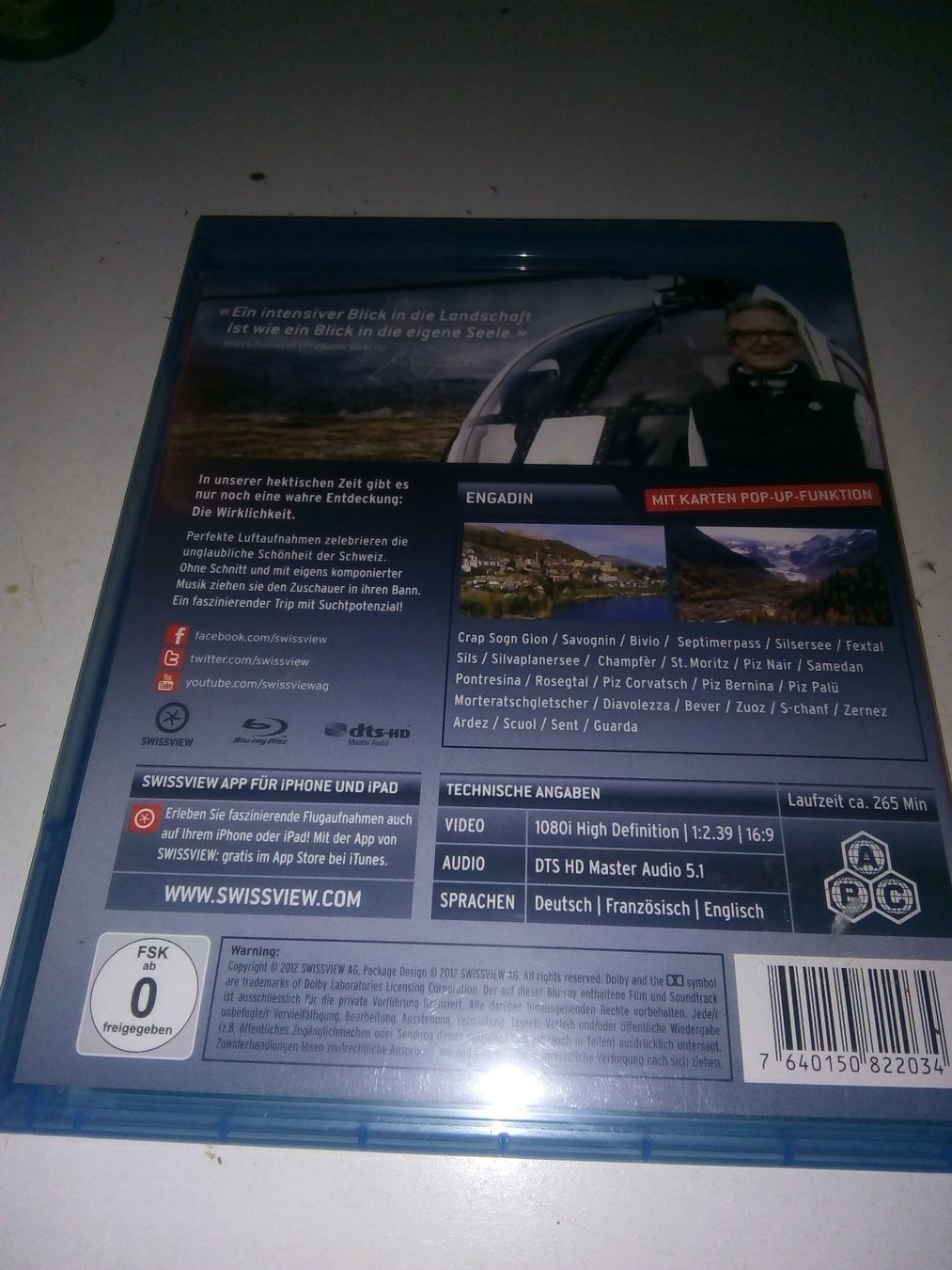 Tous les DVDs: Die ultimative Dimension der Schweiz - Engadin   Blu-Ray – D'occasion à St.Gallen par elk2022 5