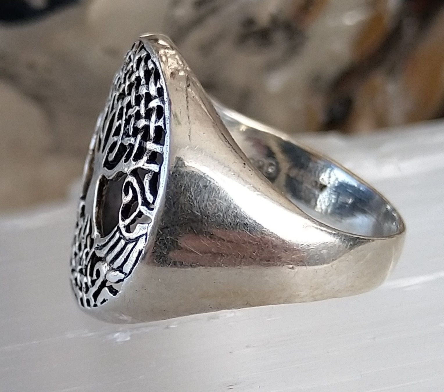 Anelli: BAUM DES LEBENS RING IN 925 SILBER – Usato da Romanshorn venduto da BoutiqueA 3