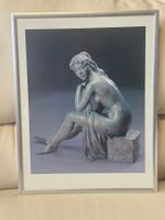 Kunstbild / Kunstdruck – Skulptur einer Frau (gerahmt)