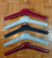 Vintage 5 Kleiderbügel 60er Jahre 5 Cintres cloutés -B84