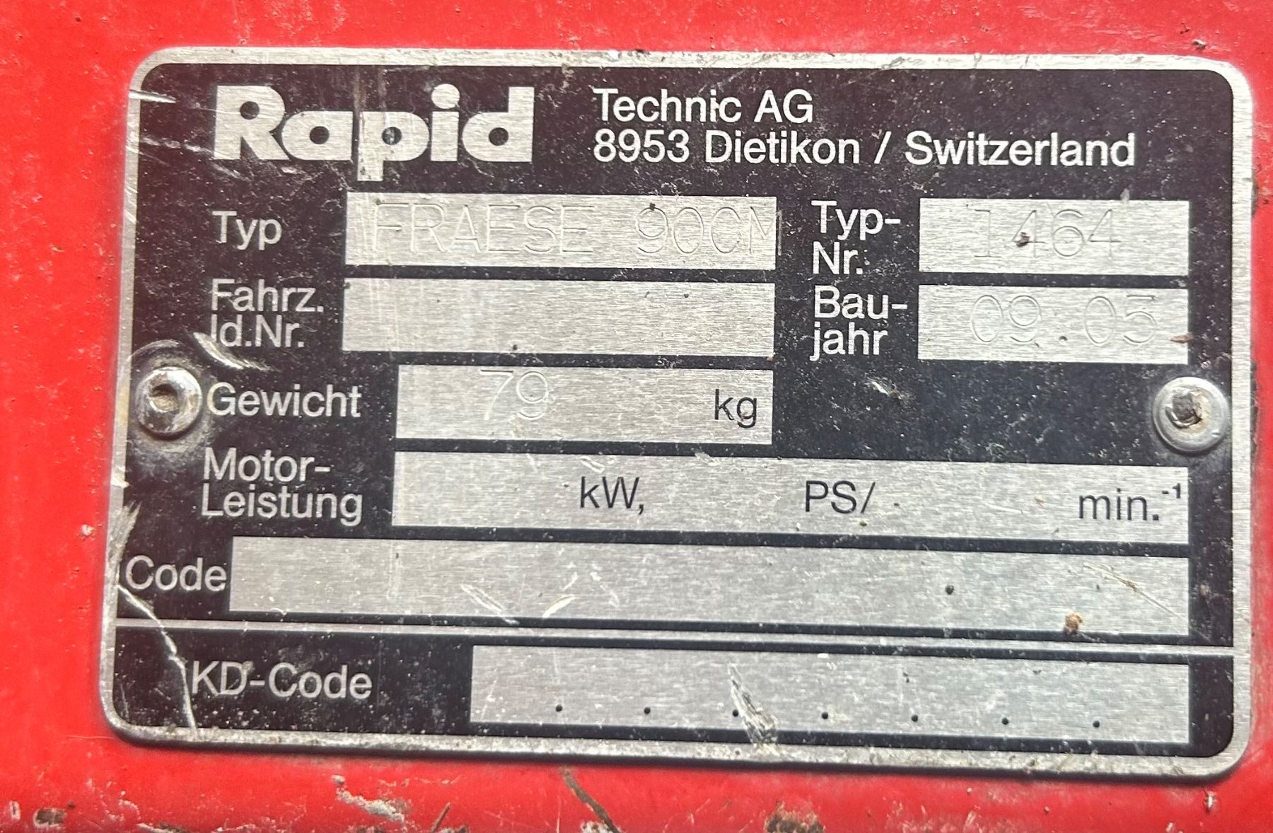 Rapid Toutes les machines: Rapid Bodenfräse – D'occasion à Cazis par la-torre-work-snc 3