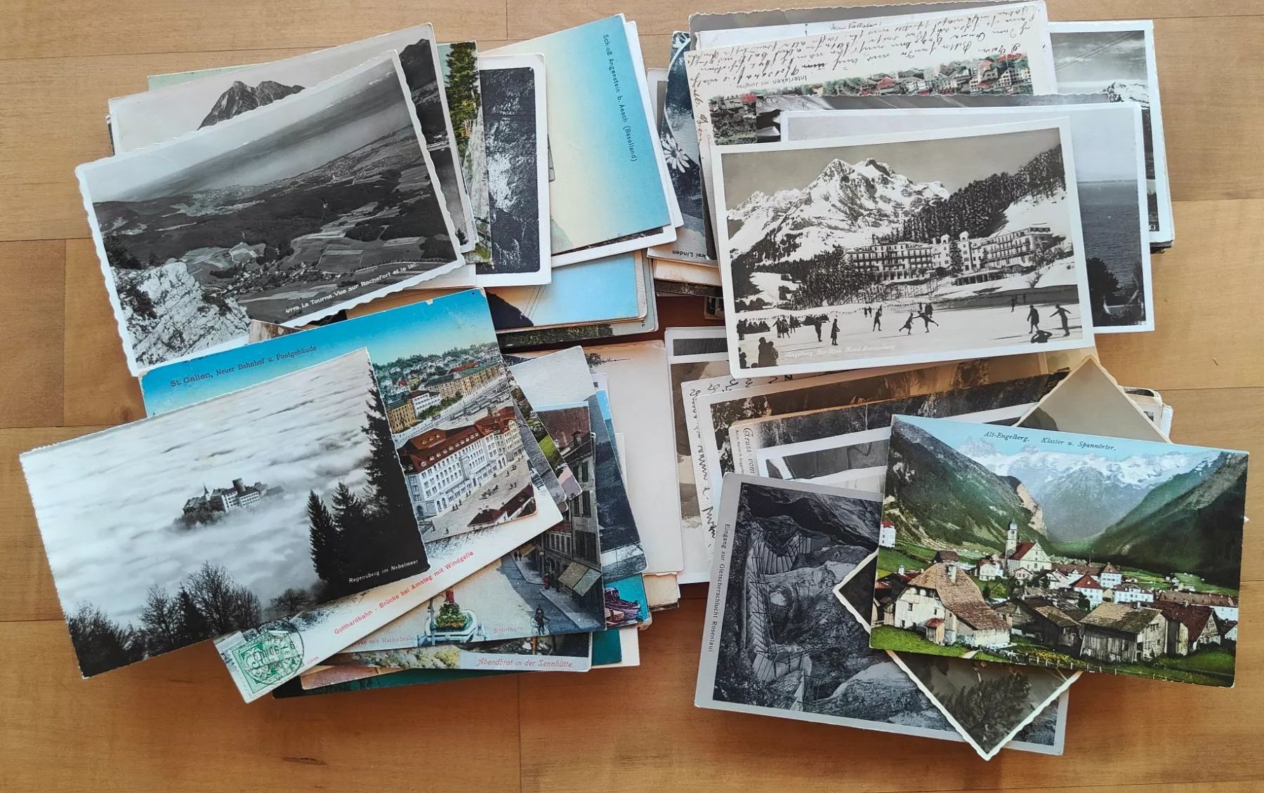 Cartoline postali: Super Lot, Posten mit 170 kleinformatigen CH Ansichtskarten – Usato da St. Erhard venduto da Chaeferli6 6