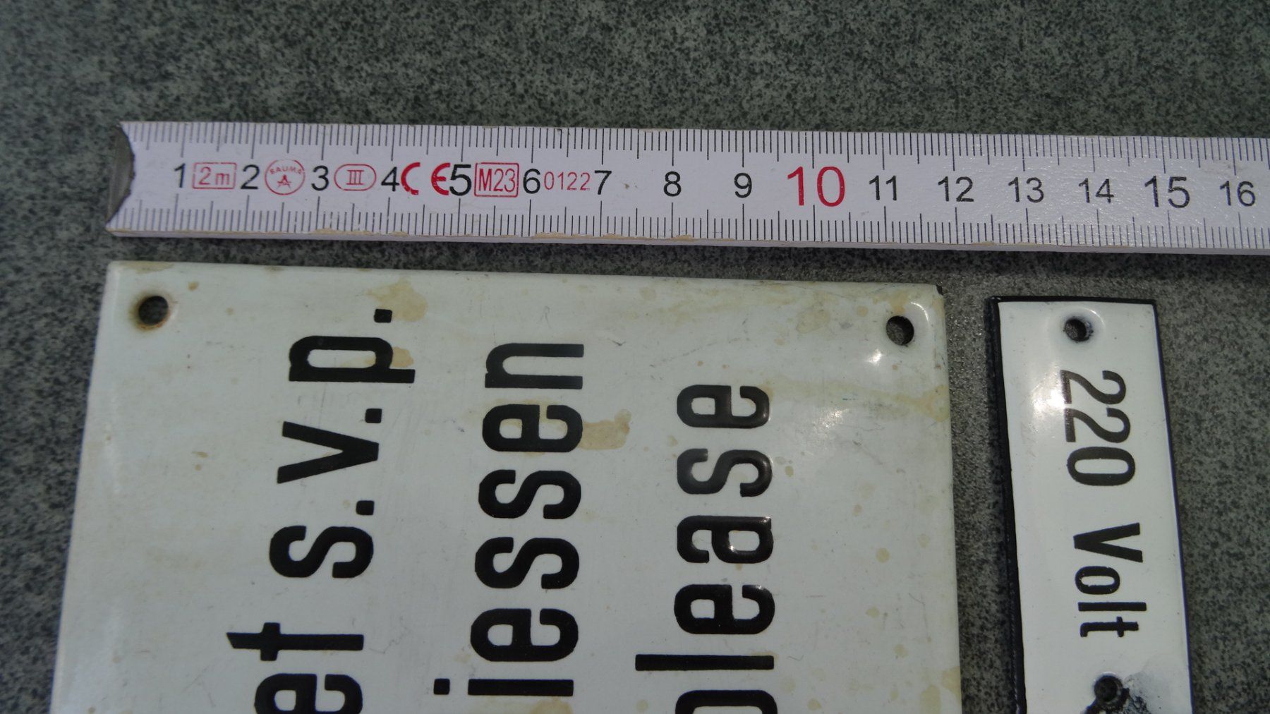 Insegne: Emaille Schild – Usato da Ehrendingen venduto da CHMEX 3
