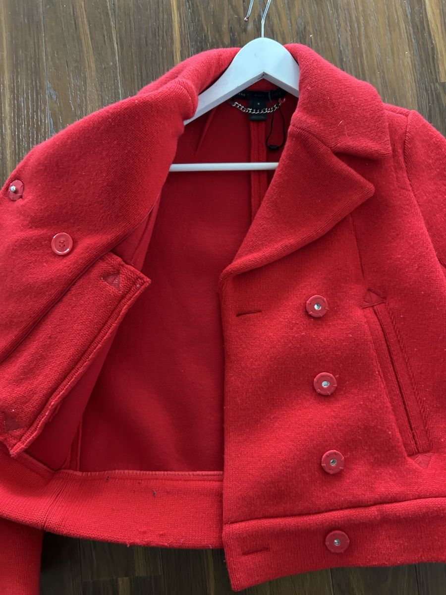 Marc Jacobs Giacche: Marc by Marc Jacobs Jacke, Rot, Grösse S Wolle – Nuovo (secondo la descrizione) da St. Gallen venduto da jojan 5