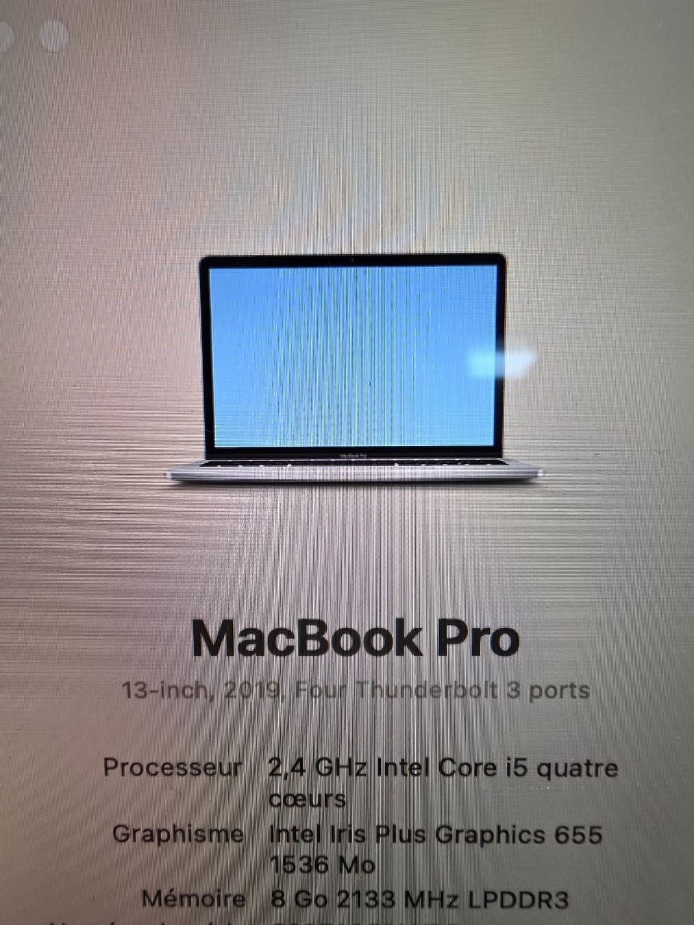 Apple PC: MacBook Pro 13 pouces 2019 – Usato da Courroux venduto da Davy642 1