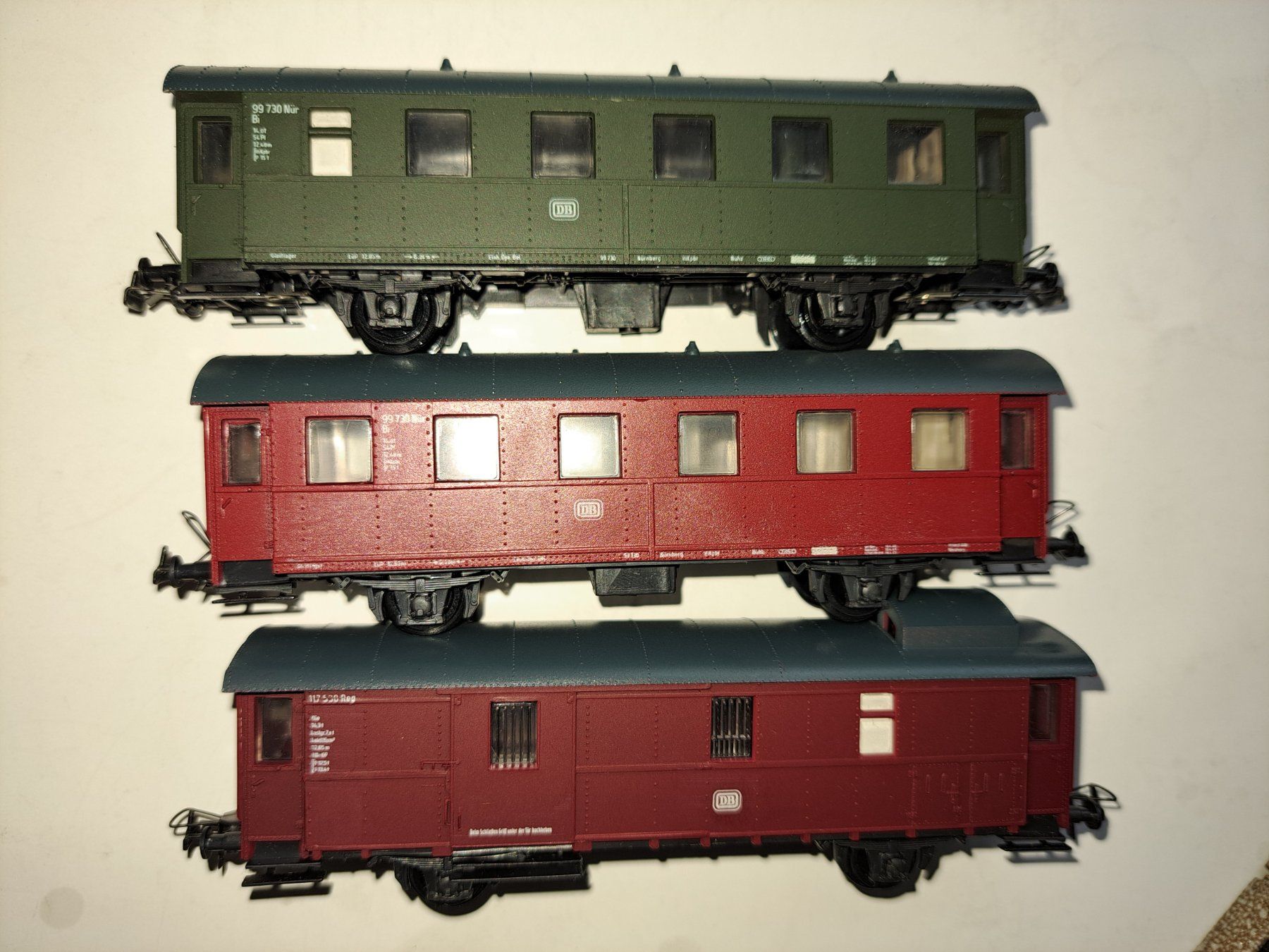 Piko Modelleisenbahnen: Donnerbüchsen der DB von Piko – Gebraucht aus Schwanden GL von roerich20 6