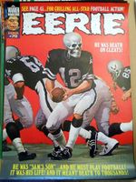 EERIE #79 VINTAGE POSTER DEATH CHILLING NFL GAME 1976