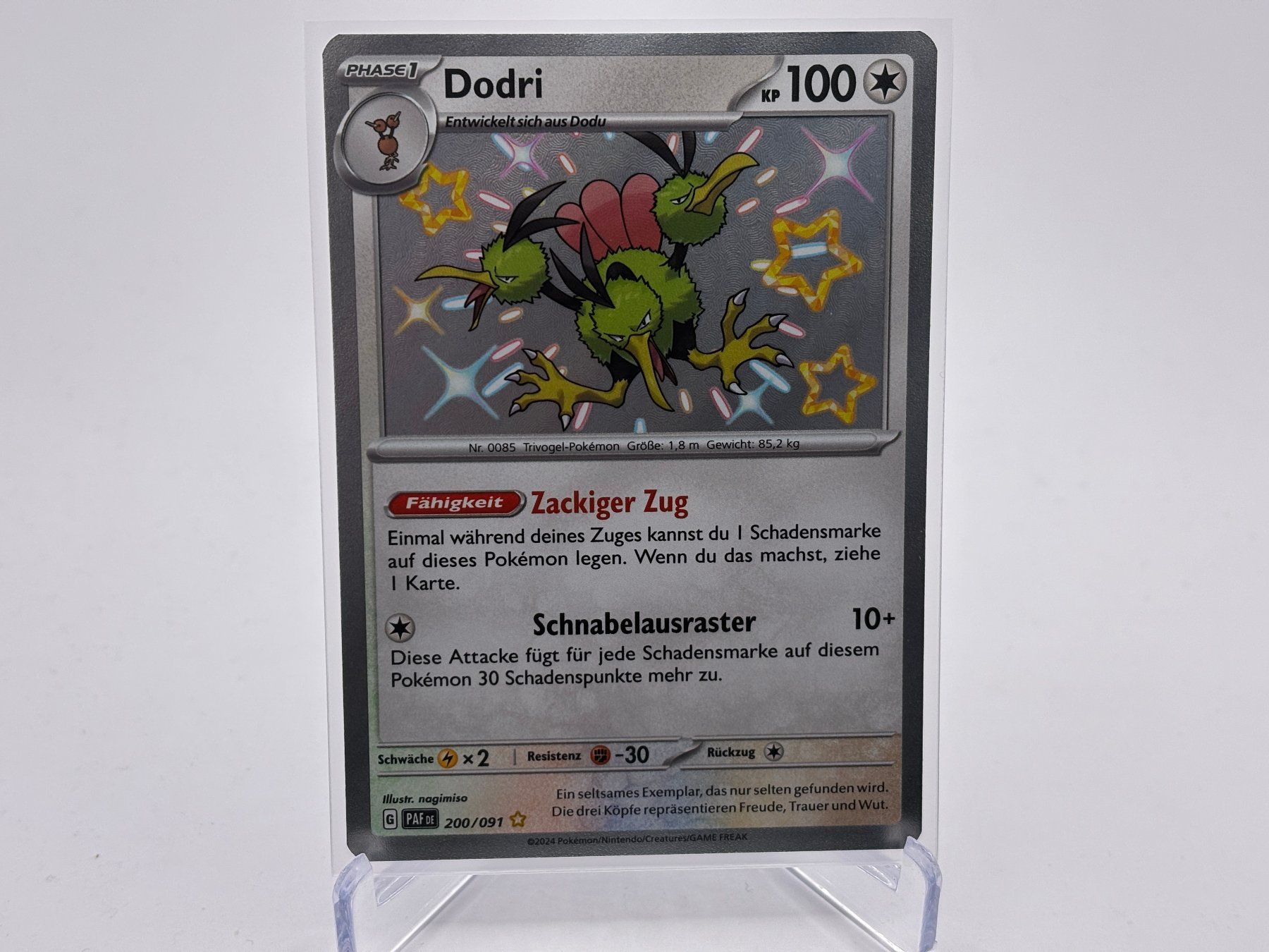 Pokémon Carte collezionabili: Paldeas Schicksale - Dodri  (PAF 200) - DE – Nuovo (secondo la descrizione) da Allschwil venduto da Bullach