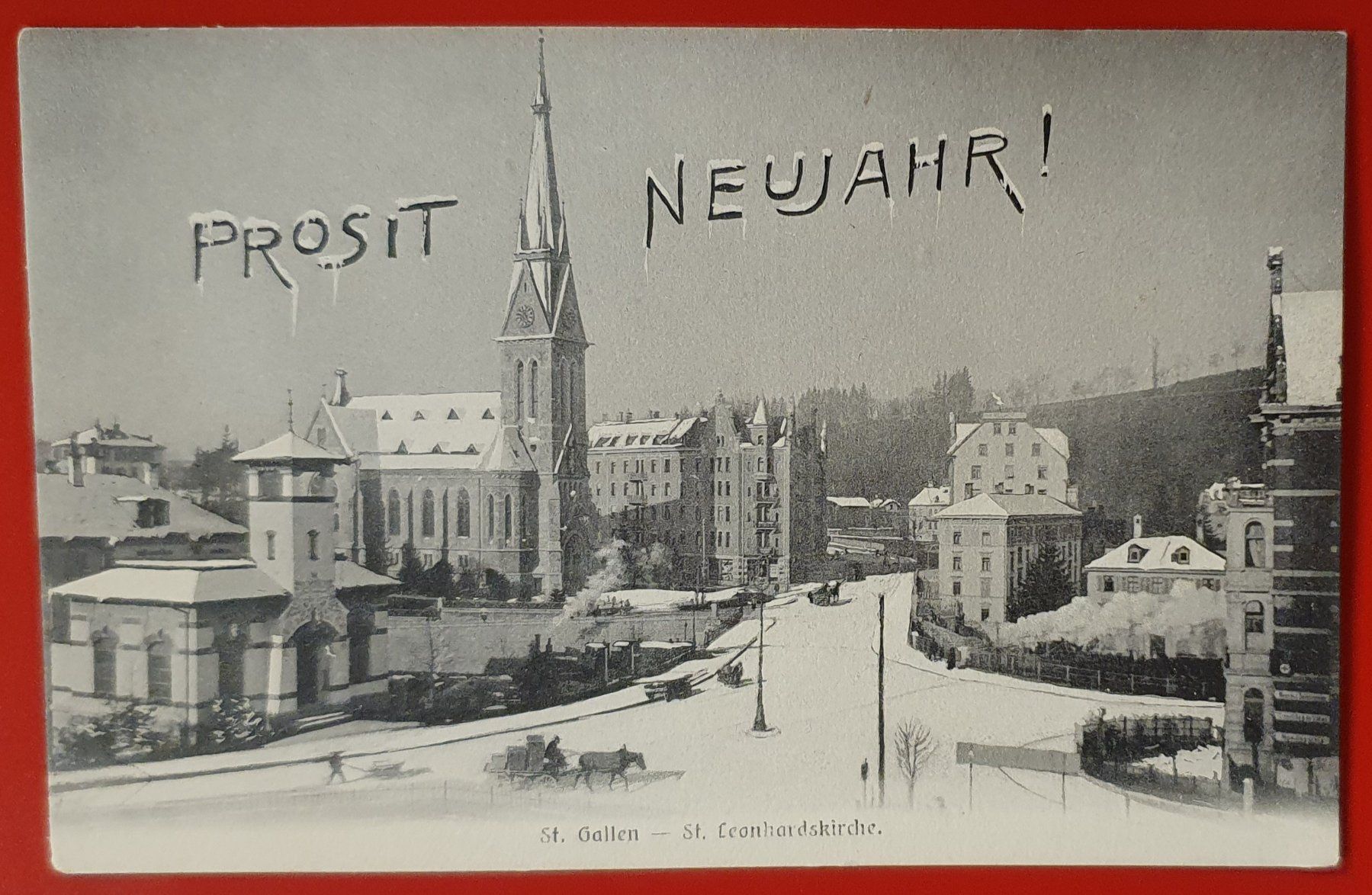 Ansichtskarten: St.Gallen 1906 - St.Leonardskirche – Gebraucht aus Kreuzlingen von Rschweiz1