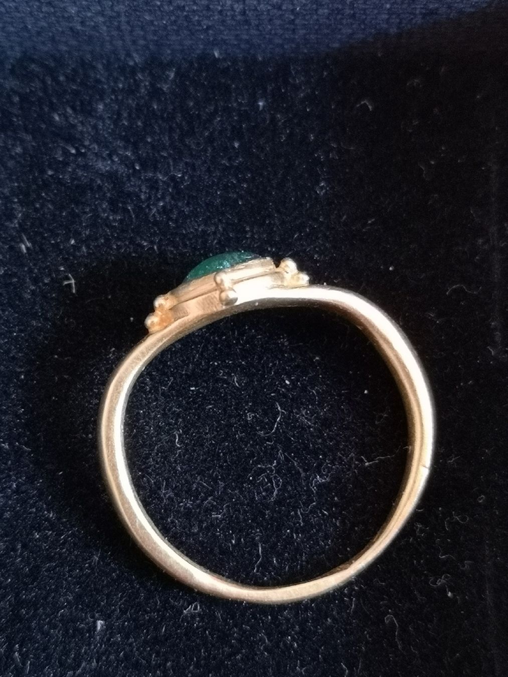 Anelli: Ring Smaragd Emerald 22 Karat gold – Usato da Samedan venduto da sowaw 3