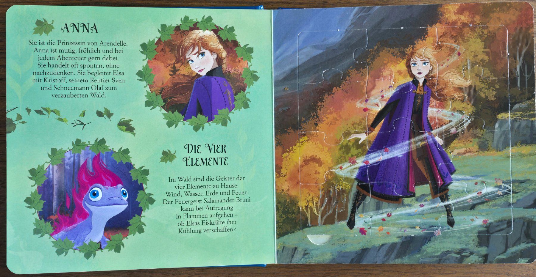 Libri: Puzzlebuch "Die Eiskönigin 2" mit 5 Puzzles – Usato da Kloten venduto da xenia-ainex 2