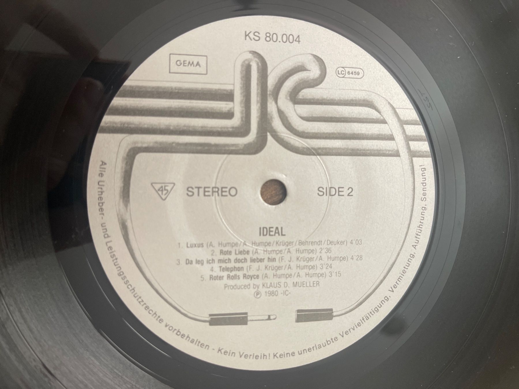 Vinyles: A837/Ideal – D'occasion à Frutigen par Philippe_jsp 2