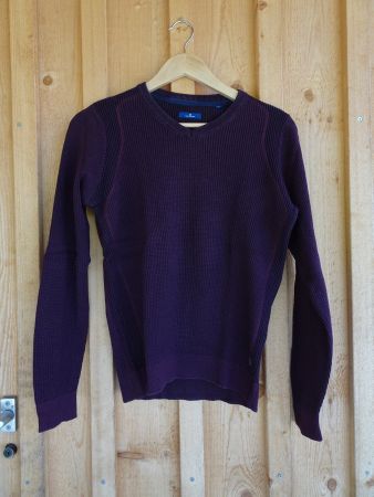 Herren Strickpullover von Tom Tailor bordeaux Gr. S - Ri22.9