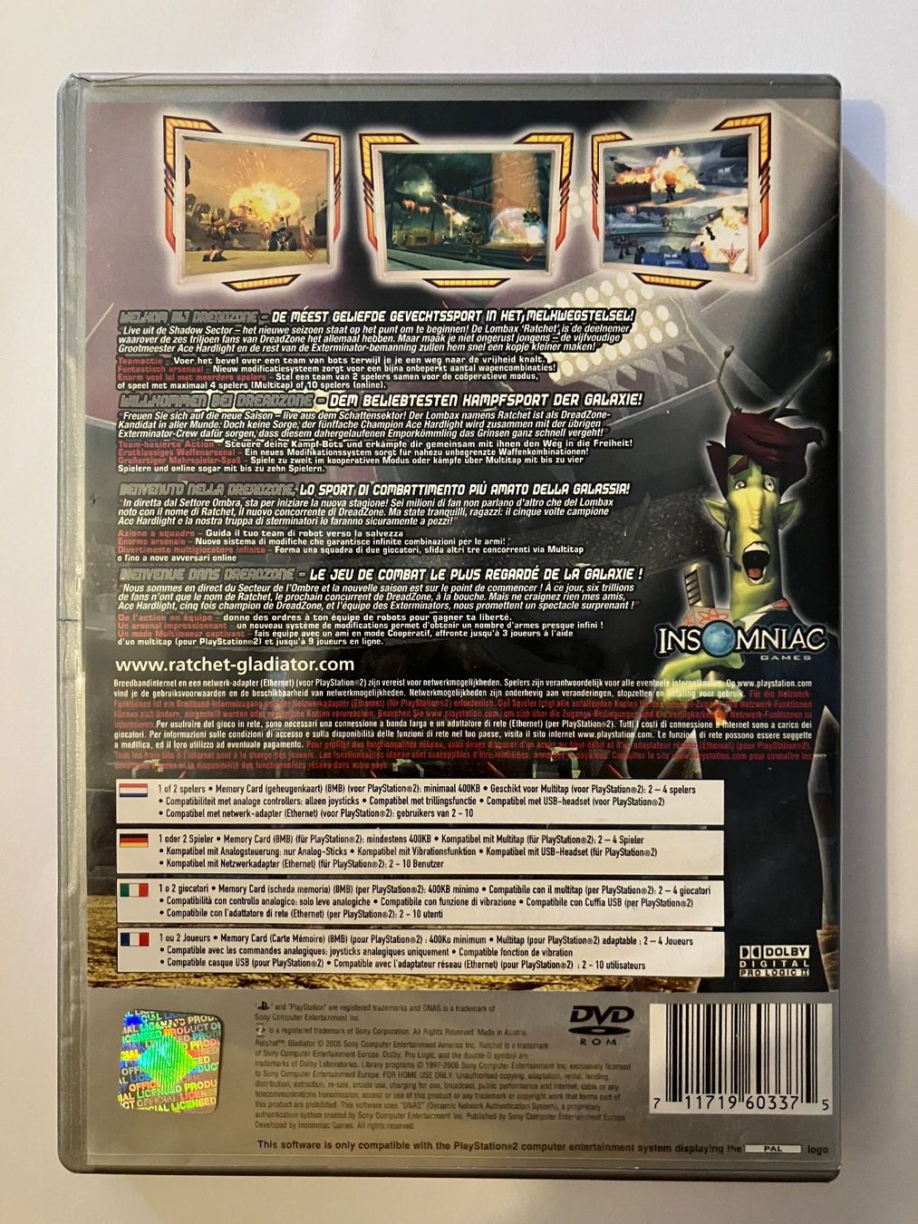 Sony Spiele: Ratchet Gladiator – PS2 – Gebraucht aus Ecublens VD von Lenordique 1
