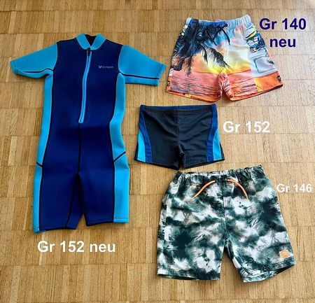 Kinder Badehosen & Neoprenanzug Gr 140 / 146 / 152
