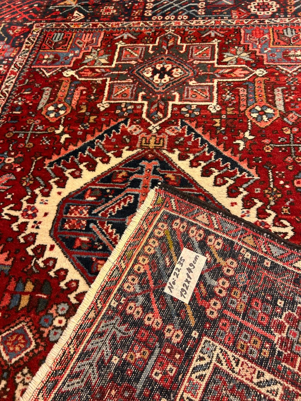 Teppiche: Edler Karadja Dozer Antik, 192 × 149 cm – Gebraucht aus Steinhausen von Super05 9