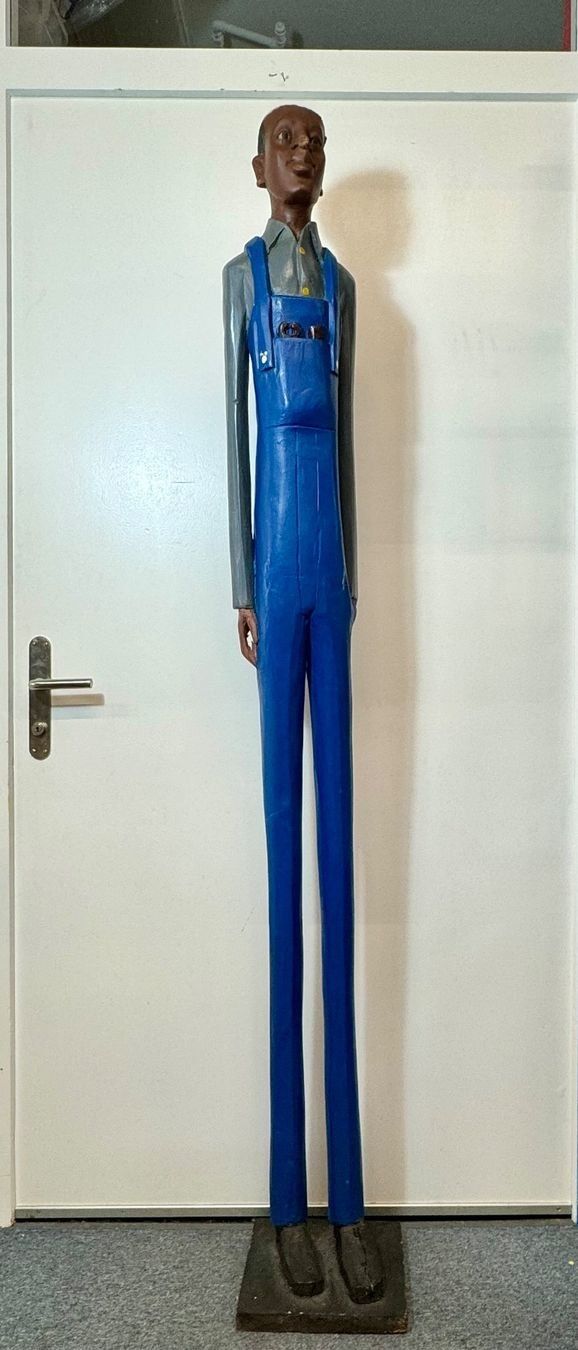 Figuren: Kolonialfigur Statue, Figur, 180cm Boulé Mann, Holzfigur – Gebraucht aus Affoltern am Albis von Birdy8910 1