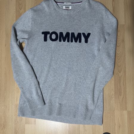 Herren Pullover Tommy Jeans grau Grösse S