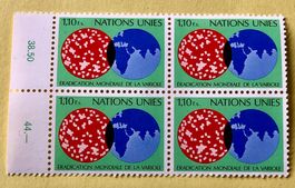 4 er Block Nations Unies ungestempelt Siehe Original Fotos ﻿
