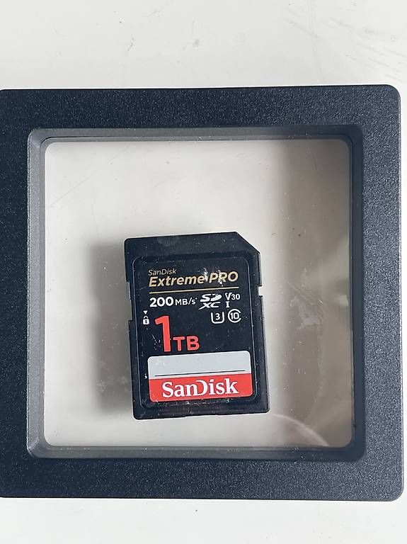 Sandisk Schede di memoria: Sandisc 1TB SD Card 200 MB / sec. Extreme Pro – Usato da Alpnach Dorf venduto da GuntaKinte