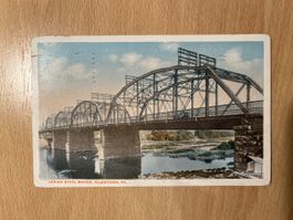 Vintage Ansichtskarte Lehigh Steel Bridge, Allentown, USA