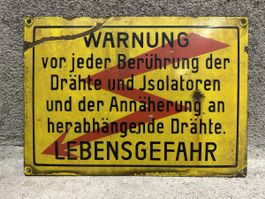 Warnung Lebensgefahr