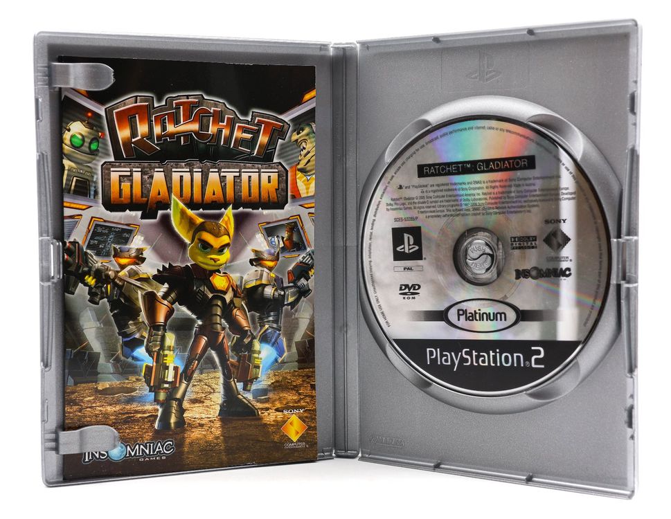Jeu vidéo Playstation PS2 Ratchet Gladiator / Platinum (2005) complet