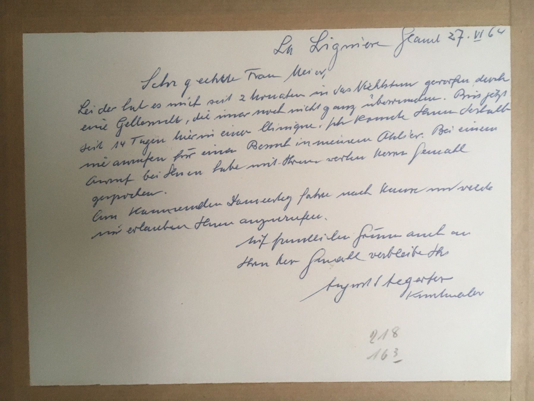 Foto & Immagini: Zeichnung August Aegerter 1964 – Usato da Basel venduto da magot58 2
