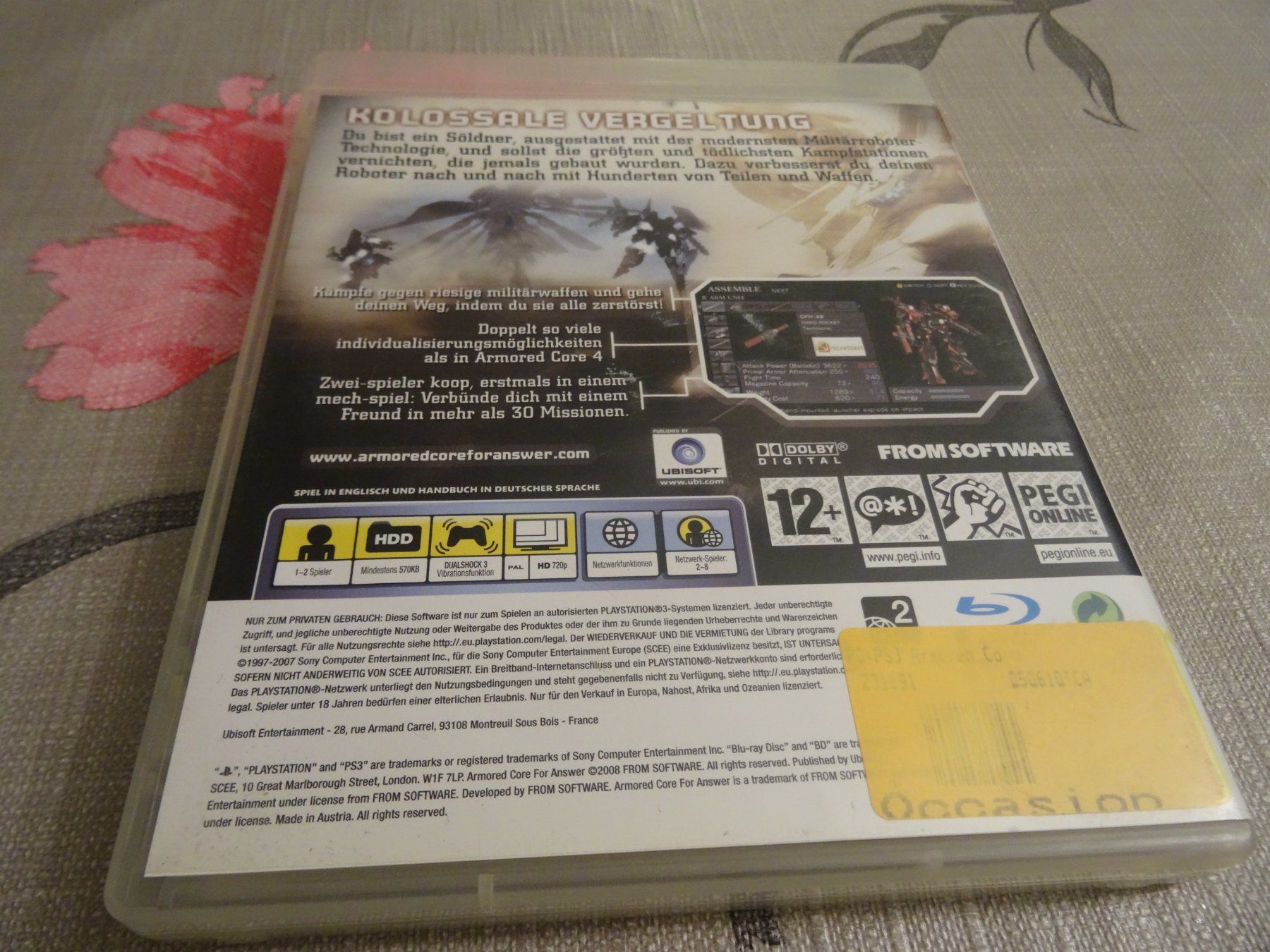 Sony Giochi: Armored Core: For Answer (PS3) – Usato da Olten venduto da Disc-Ausverkauf 2