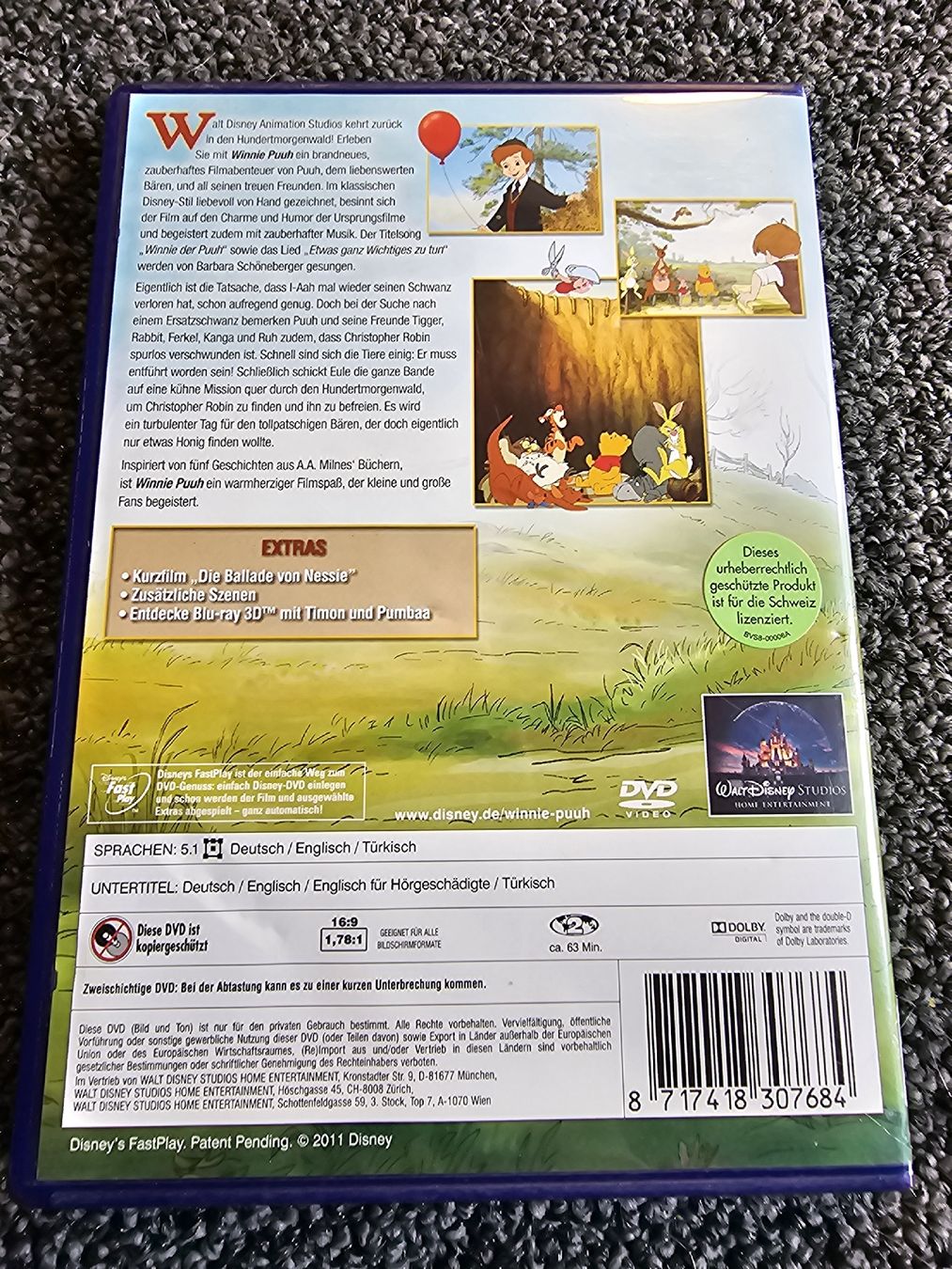 Tutti i DVDs: Disney Winnie Puuh (20861) – Usato da Ruswil venduto da jan_bxl5 1