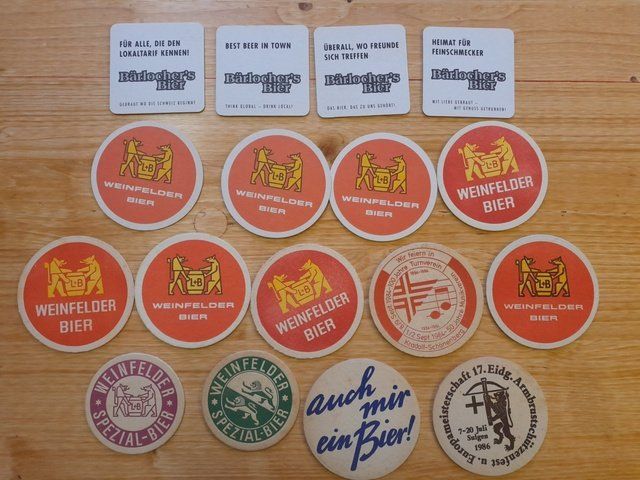 Untersetzer: Bierdeckel Brauerei Weinfelden – Gebraucht aus St.Gallen von Stocken64 2