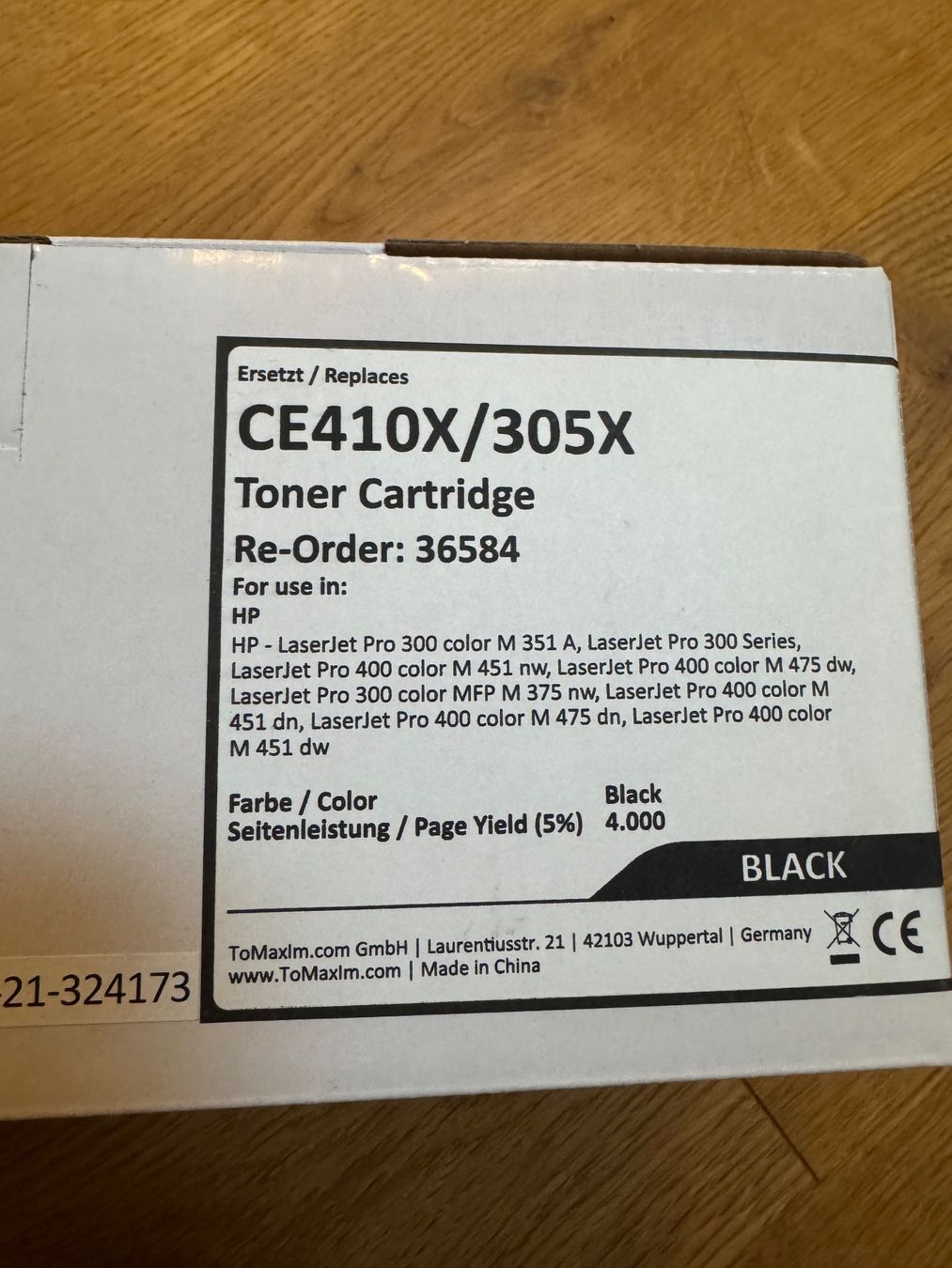 Hewlett Packard Cartucce per stampanti & toner: Drucker Patronen HP LaserJet – Nuovo e nell'imballaggio originale da Oberglatt ZH venduto da Richard1012 1