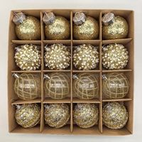 16 Stk. Weihnachtsbaum Kugeln / Weihnachtsschmuck