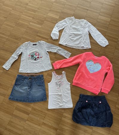 6-tlg. Mädchen Kleiderset Gr. 110-116 Catimini, H&M, Next