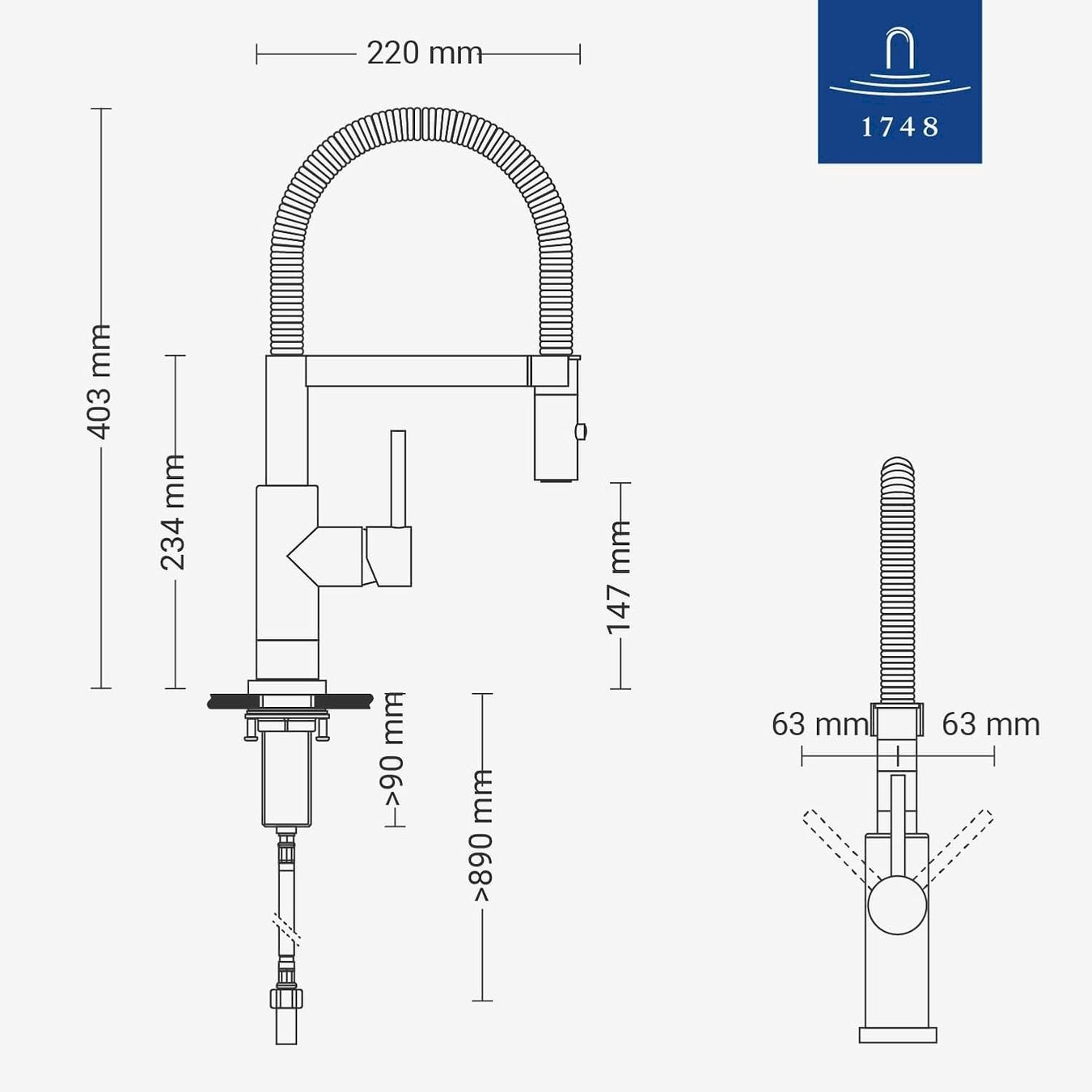 Armaturen: Villeroy&Boch SteelExpert Compact Window – Neu und originalverpackt aus Bottighofen von zaap 6