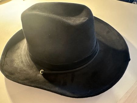 Cowboyhut - black - mit regulierbarer Schnur - TOP