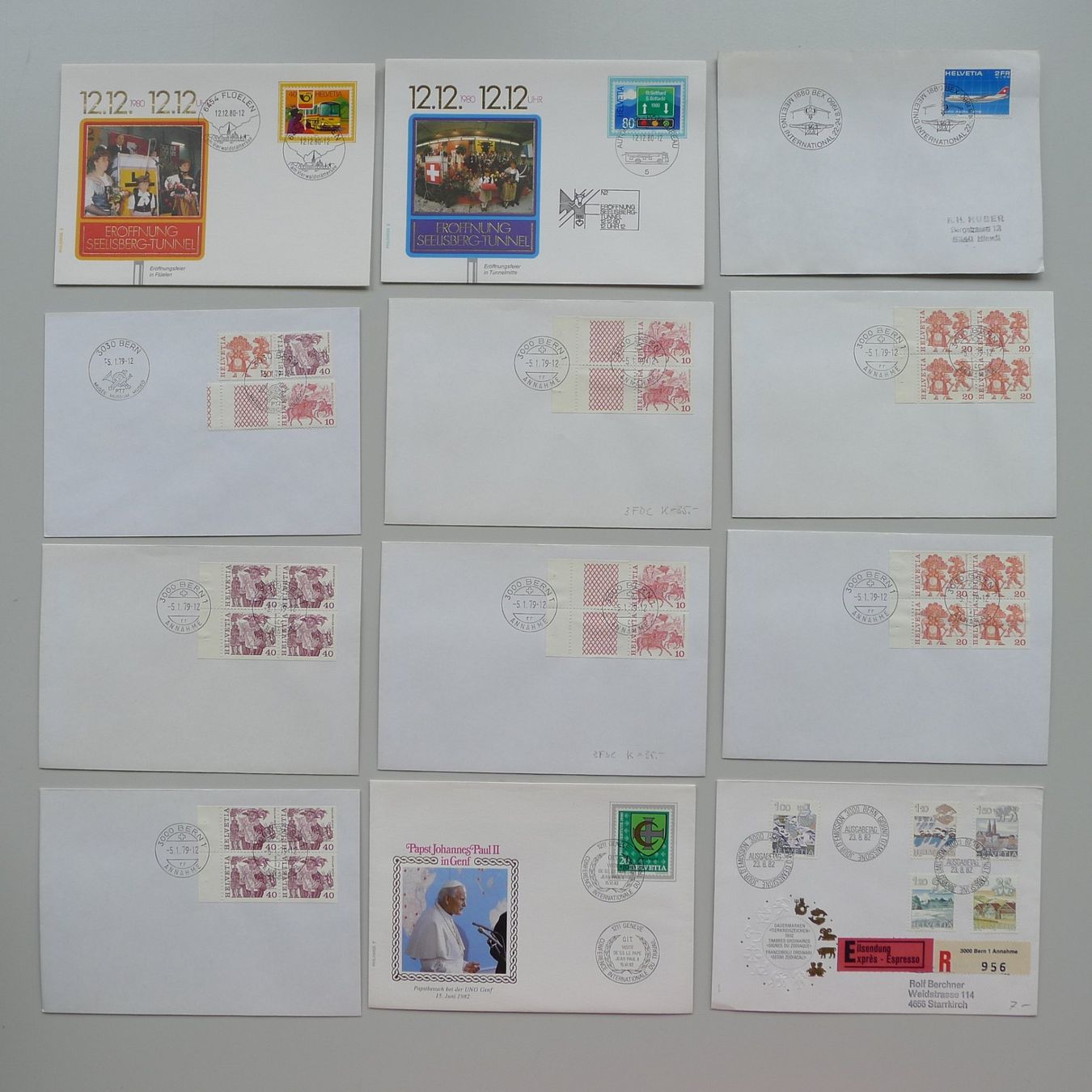 Tutti i francobolli: 1960-2000, über 800 Briefe, illustriert, Sonderstempel... – Usato da Sursee venduto da Luzernerraute 3