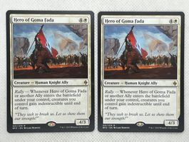 MTG Hero of Goma Fada BFZ 031 Englisch Rare 2x