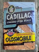 Cadillac gm Oldsmobile Oldtimer classic reklame werbung