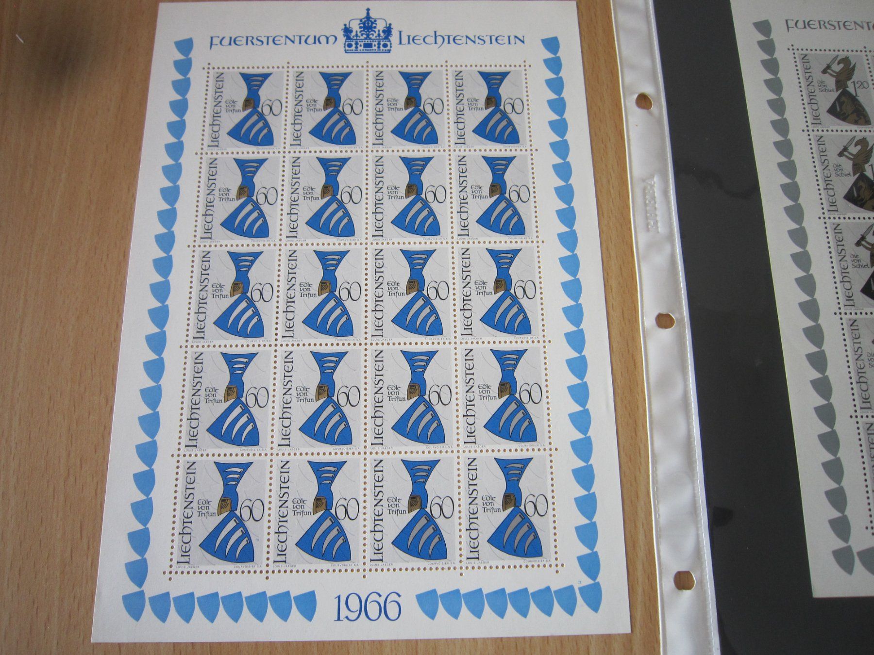 Tutti i francobolli: 1966 schöne Blöcke Lichtenstein Serie – Usato da Giubiasco venduto da sal_9j6w 3