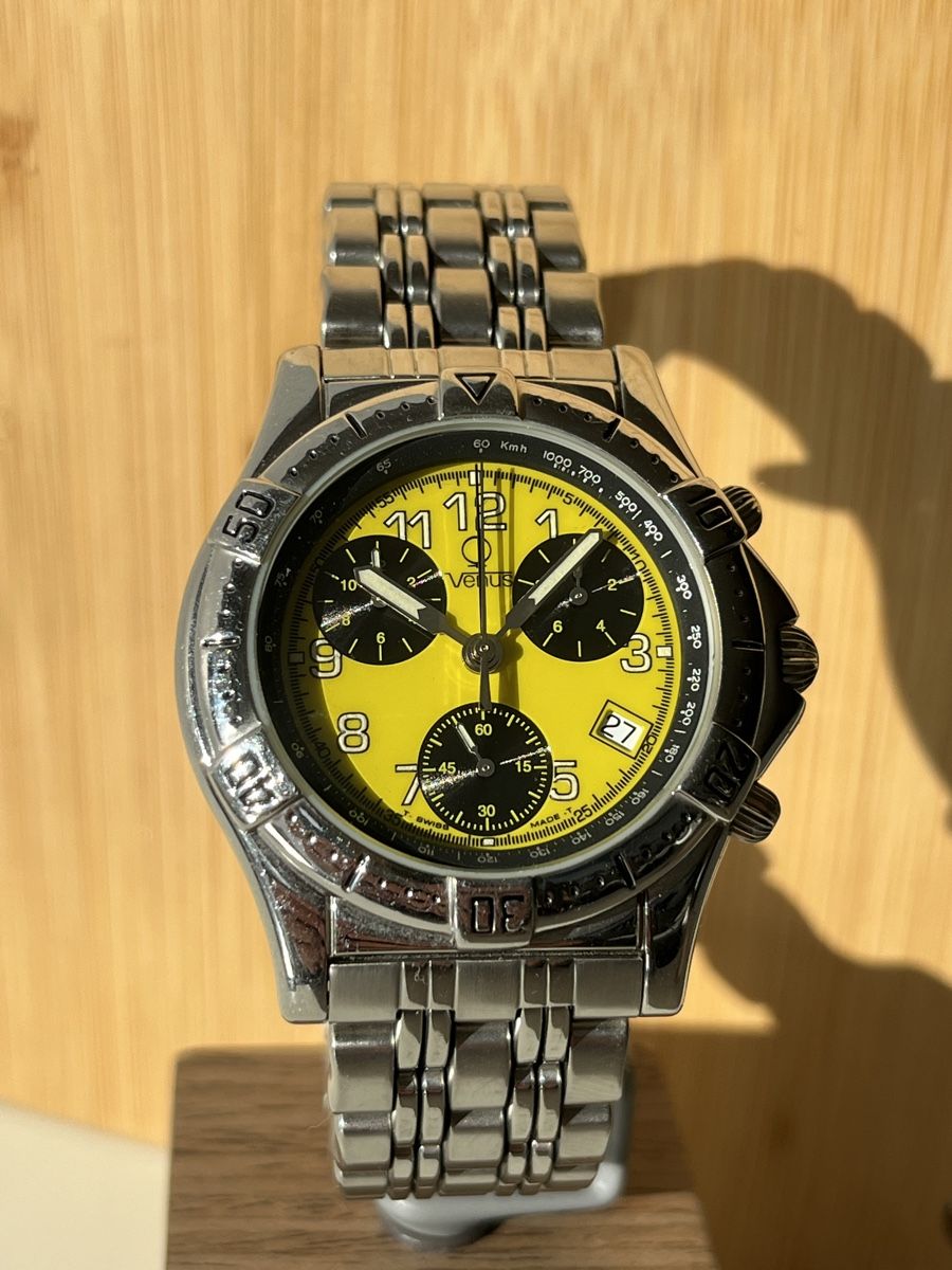 Venus Orologi: Venus Chronograph Swiss Made – Usato da Zollikofen venduto da Comcast 8