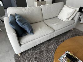 Canapé 3 places IKEA beige confortable